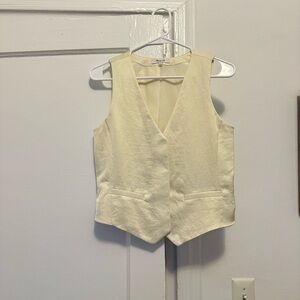 NWT Madewell Satin Vest & Pant Set